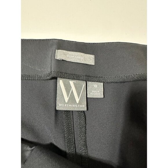 Worthington Slim Ankle High-Rise Pants Size 18 NWT Fade Resistant - Picture 7 of 12